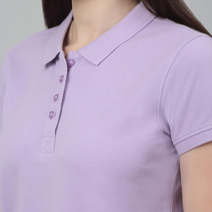 Polo Deportivo de Golf de Manga Corta con Patrón Sólido, Estilo Casual, Precio al por Mayor, Polo Ligero y Transpirable para Mujer, Superventas - Product Image 6