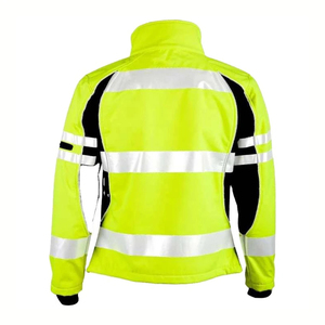 Custom Bulk Mens Hi Vis Reflective Safety Construction <b>Work</b> wear Roadway Jacket Men Sizes Available Customized Packing Unique - Product Image 6
