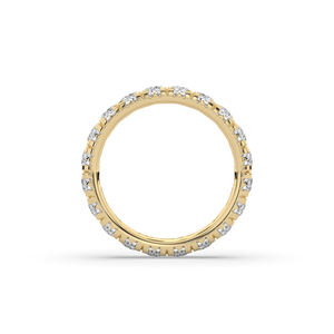 Anillo de Diamante Cultivado en Laboratorio de 2.20Ct, Oro de 14KT/10KT, Corte Brillante Redondo, Estilo Único, Ligero, Anillo de Compromiso para Mujer, Venta al Por Mayor - Product Image 3