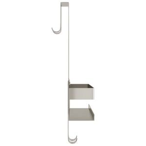 Portaobjetos de Ducha Colgante de Acero Inoxidable 304 Plateado con Dispensador de Jabón Líquido - Product Image 5
