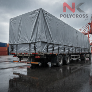 Bâche de protection robuste en polyéthylène, imperméable et résistante aux UV, pour l'exportation, destinée aux machines agricoles et à la logistique - Product Image 4