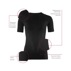 Camiseta de compresión elástica para mujer, ajustada, transpirable, de secado rápido, para entrenamiento en el gimnasio, ropa deportiva con talla y logotipo personalizados. - Product Image 6
