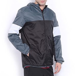 Chaqueta Cortavientos de Lona de Alta Calidad para Hombre, con Logotipo Personalizado, Colores Contrastantes, Transpirable e Impermeable, con Capucha - Product Image 2