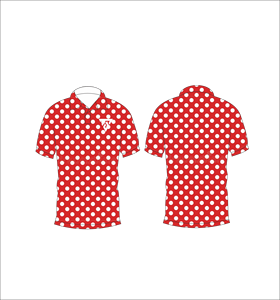 Camisa Polo a Rayas Rojas y Blancas para Hombre, Sublimación Personalizada, Manga Corta, Verano, Informal, Transpirable, Ligera, para Golf - Product Image 3