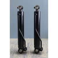Vente en gros de composants de grue pour engins de construction : vérin hydraulique robuste en acier à grand alésage pour levage