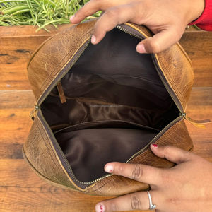 Venta caliente de gran capacidad portátil de ocio de cuero de grano completo mochila para portátil de cuero genuino duradero 15,6 pulgadas mochila para portátil - Product Image 5