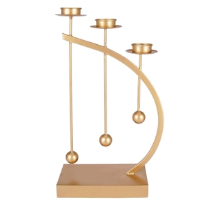 Juego de 2 Portavelas Cónicos de Hierro con Acabado en Polvo Negro de Diseño Minimalista para Decoración Festiva, para Regalos, para Decoración de Dormitorios - Product Image 4