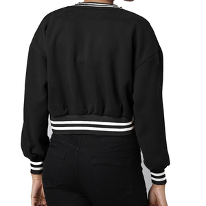 Luxury Women's Varsity <b>Jacket</b> Custom Chenille Patch Baseball Letterman Coat Premium Streetwear OEM Factory Manufacturer - Product Image 2