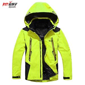 Veste coupe-vent softshell d'hiver pour hommes personnalisée avec capuche manteau en toile coupe-vent et imperméable avec col montant - Product Image 6