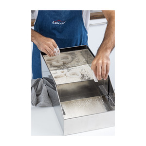 Mulino per farina in acciaio inossidabile di grado commerciale per uso in panificazione e cucina - Product Image 2