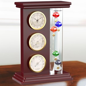 Horloge de bureau artisanale en bois de noyer avec carte du monde - Vente en gros personnalisée - Product Image 3