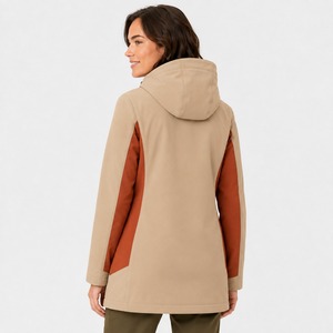 Veste softshell pour femme, sport, automne-hiver, respirante, tissu résistant à l'eau, coupe flexible et confortable pour la course à pied et la randonnée - Product Image 3