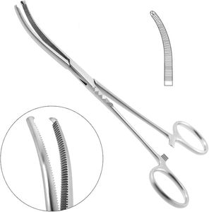 คีมคีบ Kocher Ochsner สแตนเลสสตีล 1x2 ซี่ฟัน คีมผ่าตัด คุณภาพทางการแพทย์ OEM - Product Image 1