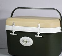 Glacière isotherme OEM Living Vietnam en PP, 6L, beige kaki, 10 heures de conservation, design moderne d'inspiration coréenne, logo personnalisé, portable pour le camping