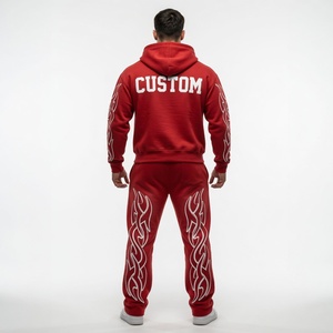 Chándal personalizado Glory con sudadera con cremallera y pantalones anchos 100% algodón, ligero, ecológico, ajuste a la cintura, para uso diario. - Product Image 6