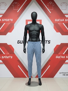 Pantalones deportivos para hombre, ligeros, de tela elástica, cintura elástica con cordón ajustable, corte ajustado, transpirables y duraderos - Product Image 2