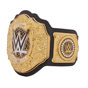 Ceinture de champion WWE en cuir noir avec design doré, nouvelle ceinture de lutte de qualité supérieure pour les fans et les collectionneurs - Product Image 2