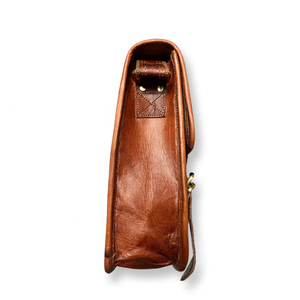 Cross Body Vintage Leather Handmade <b>Sling</b> <b>Bag</b> for Every Occasion Latest Design Goat Leather Manufacturer - Product Image 3