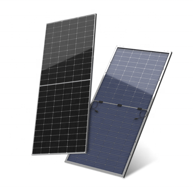 210mm PERC TOPCOn N-type Monocrystalline Half Cell Double-glass Bifacial Solar Panels 500W-600W