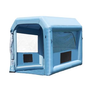 Cabina di Verniciatura Gonfiabile 9.8 X 8.2 X 8.2 ft con Soffiatore da 550W e Sistema di Filtraggio dell'Aria, Portatile e per Uso in Forno - Product Image 4