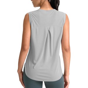 Lightweight Womens Yoga Tops Customizable Gym Shirt Moisture Wicking Activewear For Fitness Training And Yoga - Product Image 3