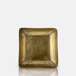 ถาดเสิร์ฟทองเหลืองอินเดียแบบดั้งเดิม ขัดเงาด้วยมือ จานโลหะตกแต่งสำหรับงานเทศกาล ของขวัญ และพิธีปูจา - Product Image 3