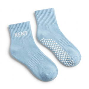 Calcetines de Pilates con Agarre Antideslizante, Transpirables, de Algodón con Base de Silicona, para Estudios, Gimnasios y Marcas de Fitness, Marca Privada OEM - Product Image 2