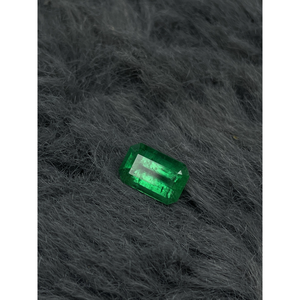 Esmeralda Zambiana Natural, Corte Octogonal, Verde, Gema Suelta de Alta Calidad para Anillo, Colgante, Joyería - Product Image 1