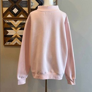 เสื้อสเวตเชิ้ตพิมพ์ลายหัวใจสีชมพูทรงโอเวอร์ไซส์ปักลาย 2 ชิ้น ชุดลำลองสำหรับผู้ชายใส่ในฤดูใบไม้ร่วง ผ้าเฟรนช์เทอร์รี่ถัก - Product Image 3