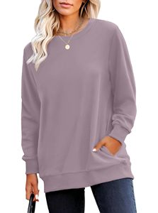 Servicio OEM Sostenible, Sudadera de Mujer Personalizable en Grandes Cantidades, Resistente al Viento, Cuello Redondo, Última Moda Primavera-Otoño, Alta Calidad - Product Image 3