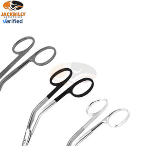 JACKBILLY Lot de 3 Ciseaux Nasaux ENT Heymann Manuels en Acier Inoxydable Instruments Chirurgicaux Certifiés CE MOL Durables Tranchants pour Hôpital - Product Image 5