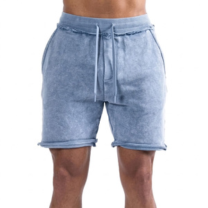 Shorts streetwear déchirés pour hommes, tendance, effet délavé, vente en gros, commande en gros, directement de l'usine - Product Image 4