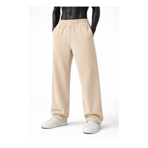 Men's Wide Leg Jogger Sweatpants Soft Fabric <b>Lounge</b> Trousers Wholesale Customization Bulk Sportswear Supplier - Product Image 1