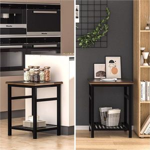 Comodino e Tavolino in Bambù per Camera da Letto e Soggiorno, Facile Montaggio, Salvaspazio - Product Image 4