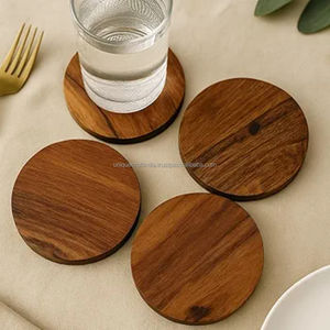 Juego de 6 Posavasos Hexagonales de Madera Hechos a Mano, con Patrones Geométricos, Soporte para Bebidas, 5 mm de Grosor, Decoración de Mesa Clásica y Moderna - Product Image 4