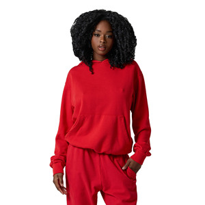 Vêtements de sport d'hiver décontractés pour femmes, 2-en-1, à capuche, doublés de polaire, 100% coton, séchage rapide, respirants, écologiques, taille élastique - Product Image 2