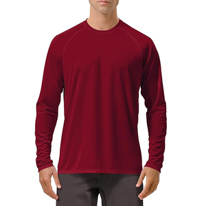 T-shirt homme à manches longues en coton épais personnalisé, coupe oversize, motif graphique uni - Product Image 5