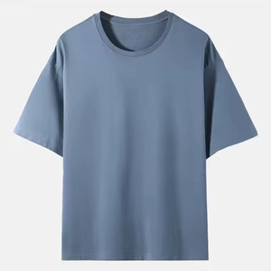 เสื้อยืดโอเวอร์ไซส์ทรงบ็อกซี่คุณภาพสูงสำหรับผู้ชาย ผ้าฝ้าย 100% เนื้อหนา ระบายอากาศได้ดี แห้งเร็ว ทรงไหล่ตก รับสกรีน/พิมพ์ลาย DTG - Product Image 5