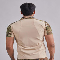 Ensemble veste et pantalon tactique unisexe en toile respirante camouflage désertique pour entraînement en extérieur de haute qualité