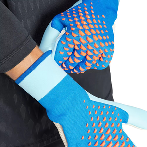 Gants de gardien de but en cuir de haute qualité, imperméables et respirants, pour le football, le soccer, utilisation en extérieur, unisexe - Product Image 2