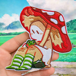 Manufacturer Custom Embroidered Patch Badges Custom Hot-pressed 3D Logo Badge Embroidery Patch Iron-On <b>Canvas</b> for Hats and Bags - Product Image 5
