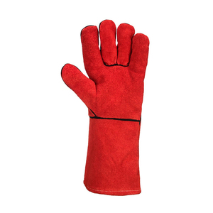 Guantes de Soldadura de Cuero Vacuno Resistentes al Calor, de Alta Calidad y Precio Económico, para Trabajo Industrial, para Adultos - Product Image 3