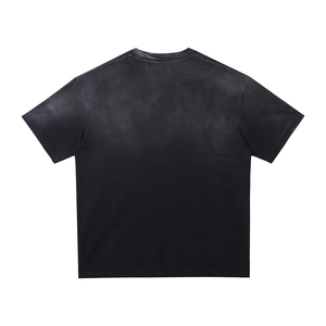 <b>Acid</b> Washed t Shirt Streetwear Vintage Oversized 250gsm Tshirt O-neck Gradient <b>Acid</b> Wash <b>Drop</b> Shoulder T-shirt - Product Image 2