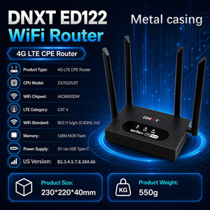 Router DNXT 4G LTE Cat4 2.4GHz wifi 6 con carcasa metálica, router 4G con tarjeta SIM, VPN, router 4G con ranura para tarjeta SIM para oficina - Product Image 2