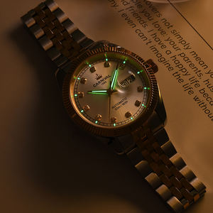 Nouvelle montre automatique pour homme, design de carnaval, bracelet en or de luxe, lumineuse, mouvement Seiko, étanche 5 bars - Product Image 5