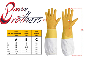 Hot Sales Beekeeping <b>Gloves</b> – <b>Long</b> Cuff Full Ventilated 3-Layer Mesh with White Sheepskin for Bee Protection - Product Image 6