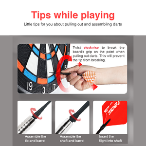 Pour ensemble de fléchettes anglophones Bluetooth - Product Image 6