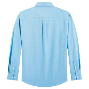 Camisa de Vestir para Hombre, Personalizada, Manga Larga, Transpirable, Formal de Negocios, con Botones, 100% Algodón Popelina, Fábrica de Ropa al por Mayor - Product Image 3