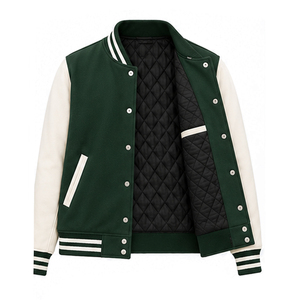 Wholesale High Quality Long Canvas Varsity <b>Jacket</b> <b>Summer</b> Wear <b>Men</b> Casual Customized Decoration OEM Breathable Waterproof - Product Image 5