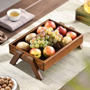 ตะกร้าผลไม้ไม้สไตล์โมเดิร์นคุณภาพพรีเมียมพร้อมกล่องเก็บของ |   คุณภาพงานฝีมือที่ทนทาน |   เป็นมิตรกับสิ่งแวดล้อม |   สำหรับงานขึ้นบ้านใหม่ในเดือนรอมฎอน | - Product Image 1